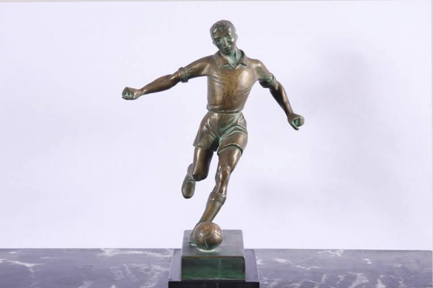 Statue of Footballer