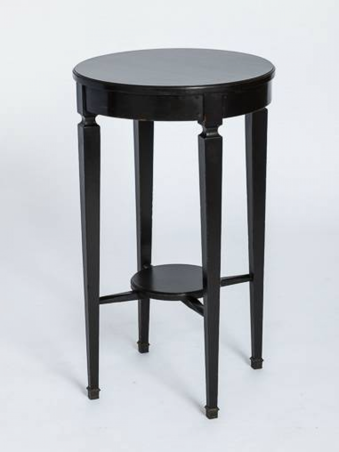 French 1920`s Ebonised Side Table