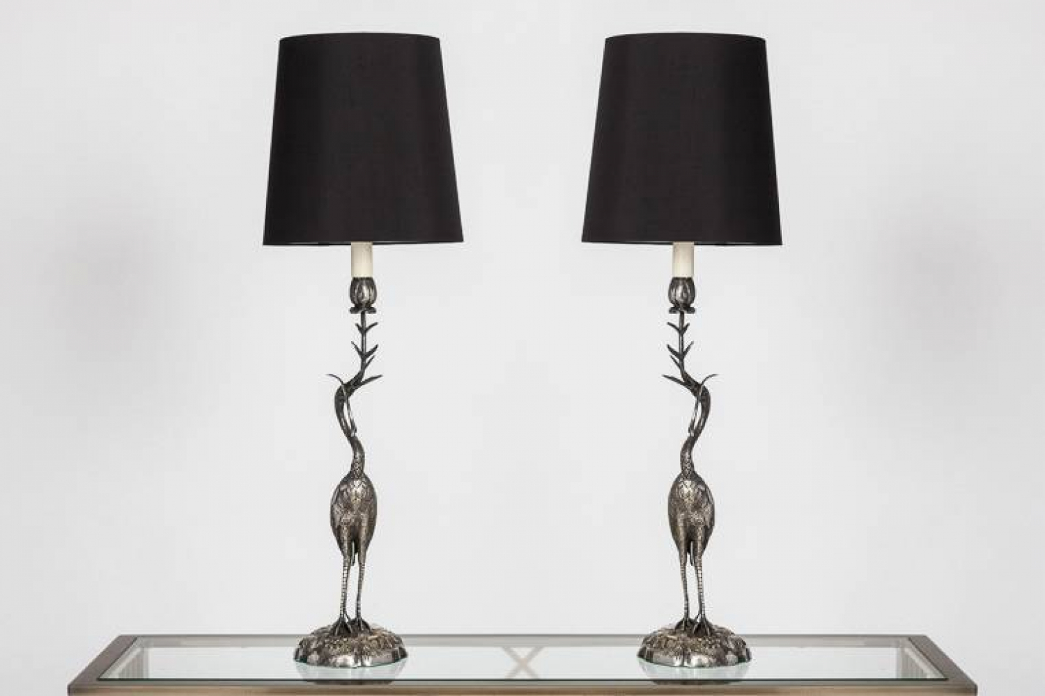 Pair of Stork Table Lamps