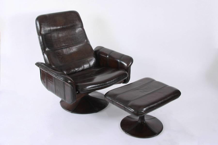 De Sede Chair & Ottoman