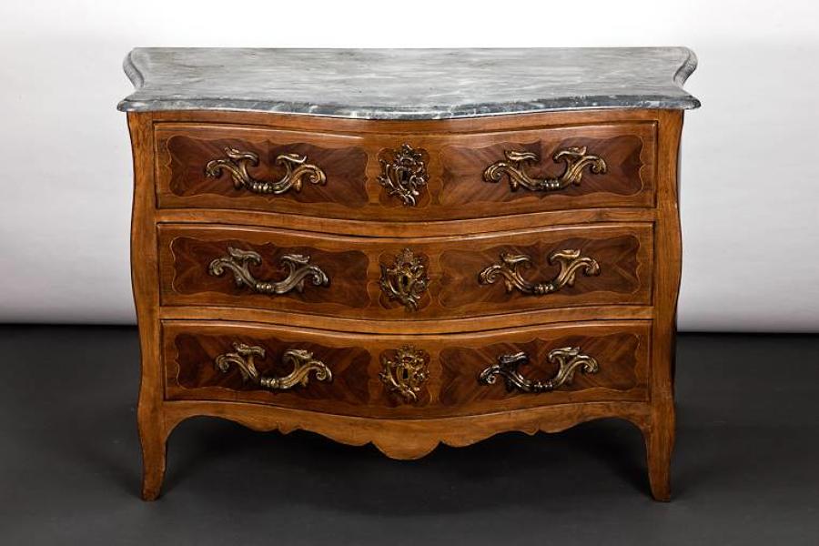 Early C19th Marble Top Commode