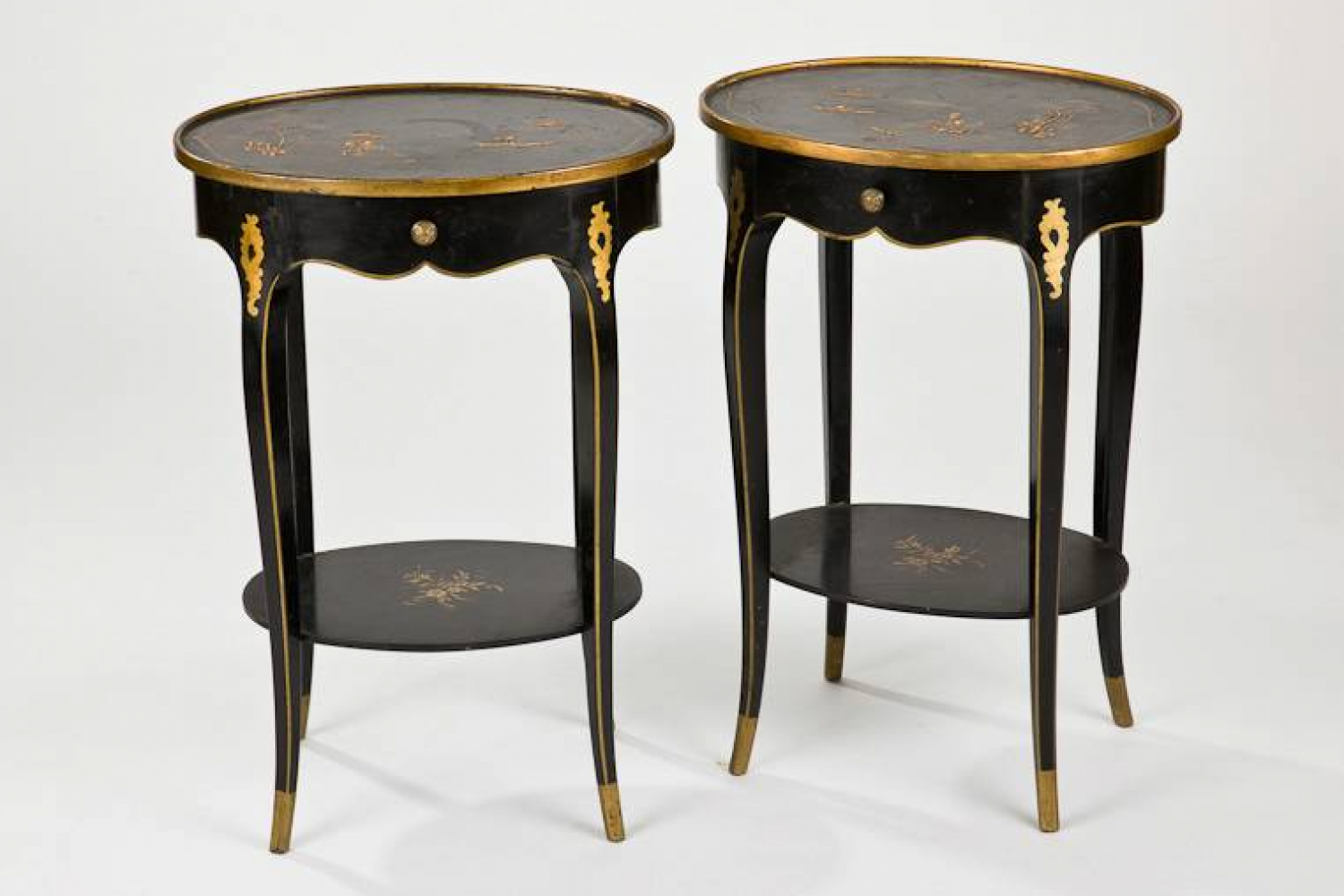Pair of Chinoiserie Side Tables