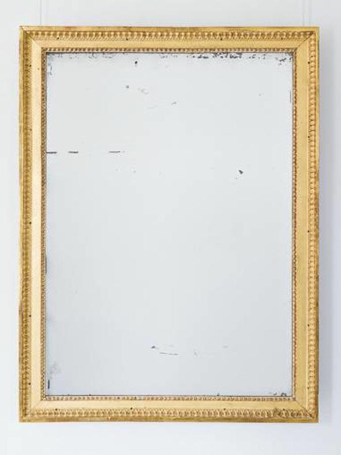Gilt Mirror with Mercury Glass