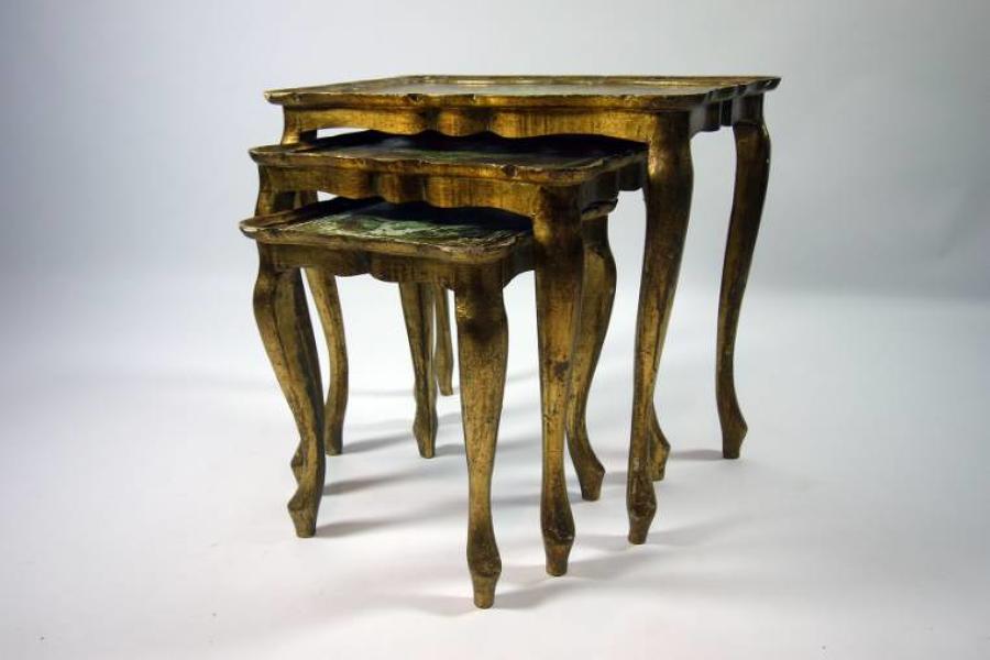 French 1950s Nest of Tables