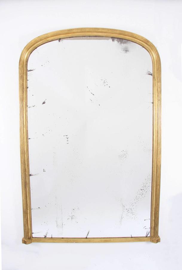 Giltwood Overmantel Mirror