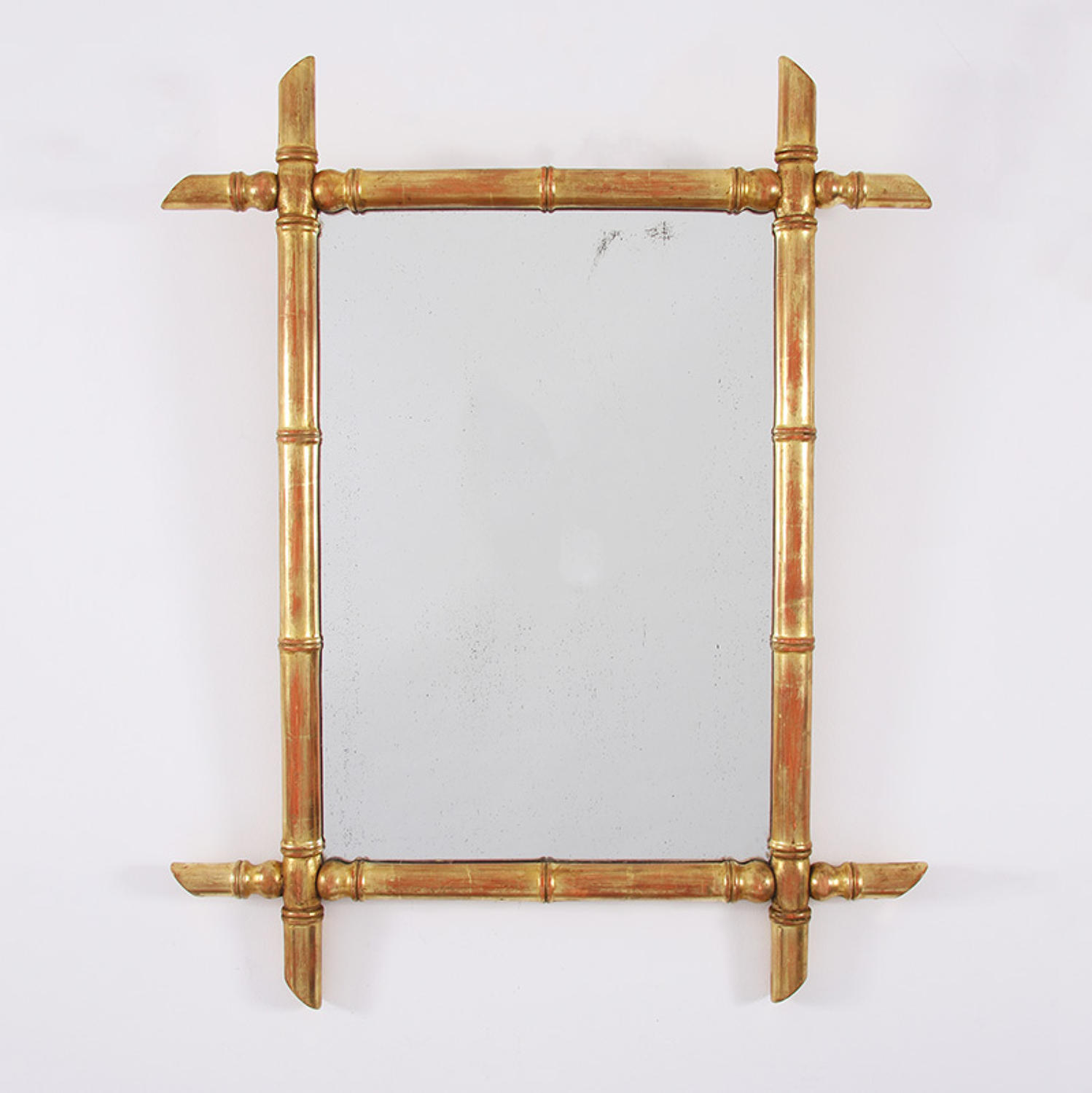 Gilded Bamboo Mirror