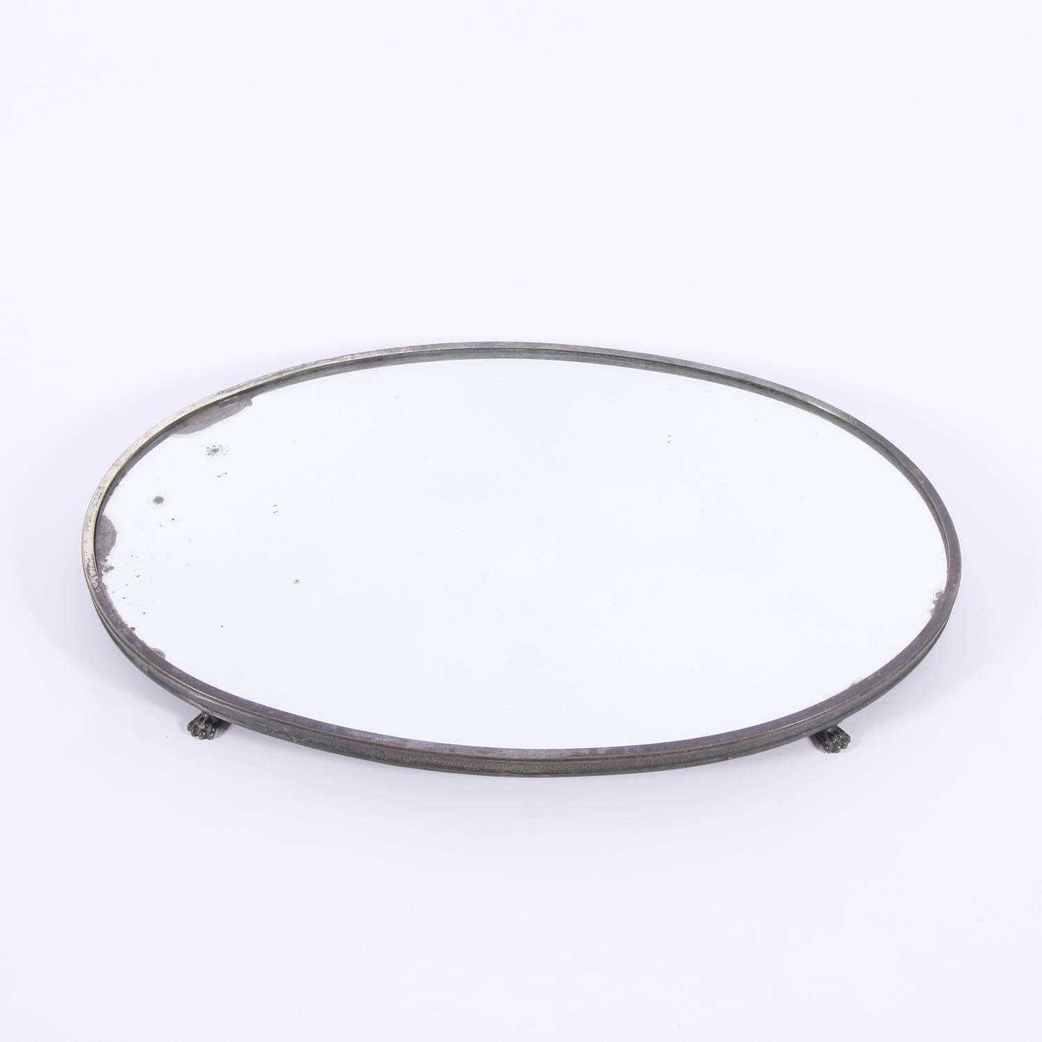 Oval Mirrored Tray