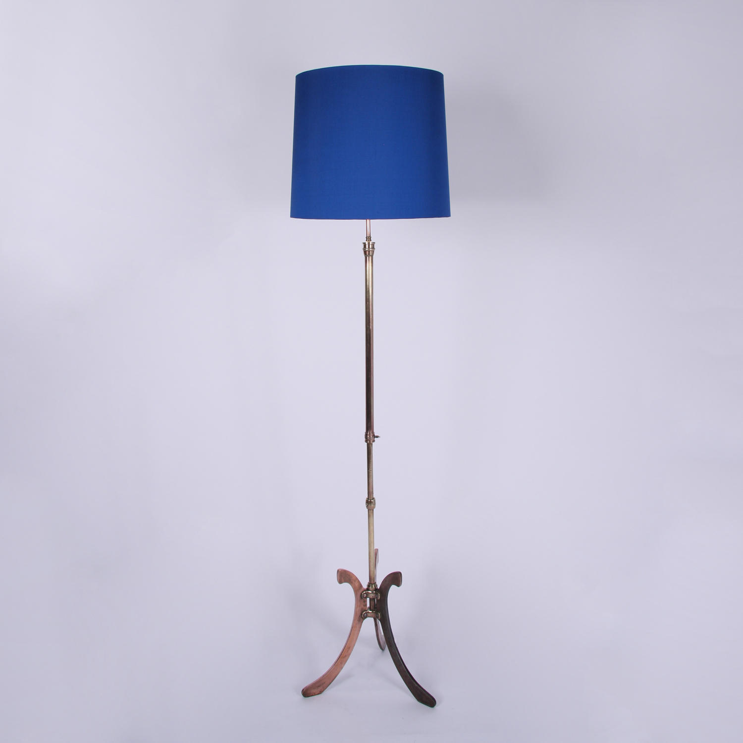 Copper and Brass Floor Lamp