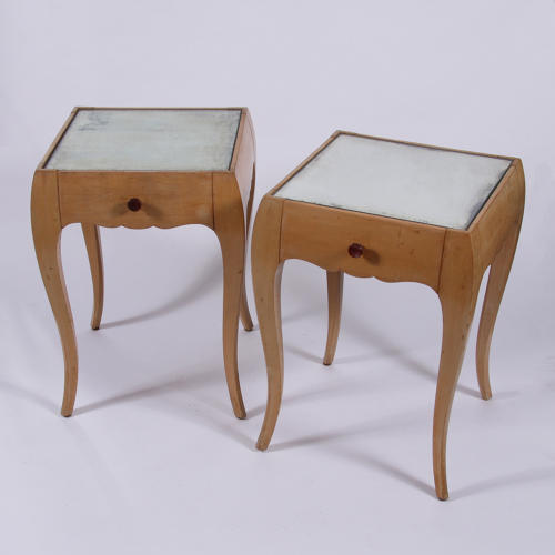 Pair of Mirrored Bedside Tables