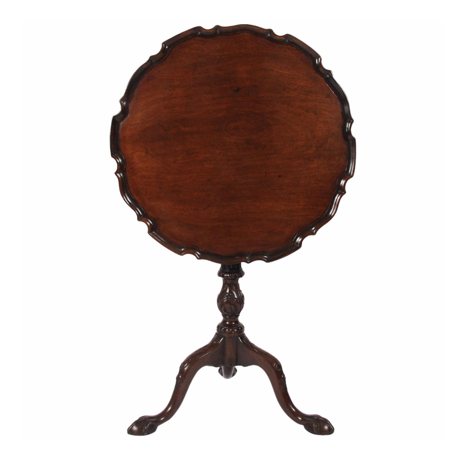 Scalloped Edge Occasional Table
