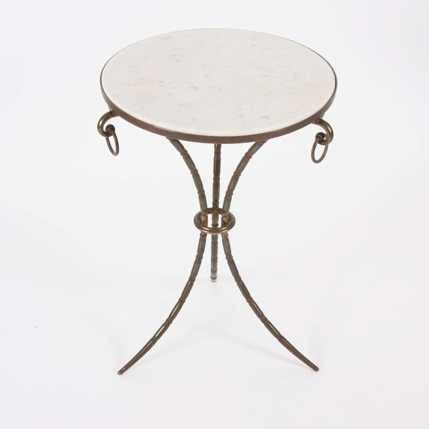 Mid-20th Century French Marble Top Side Table