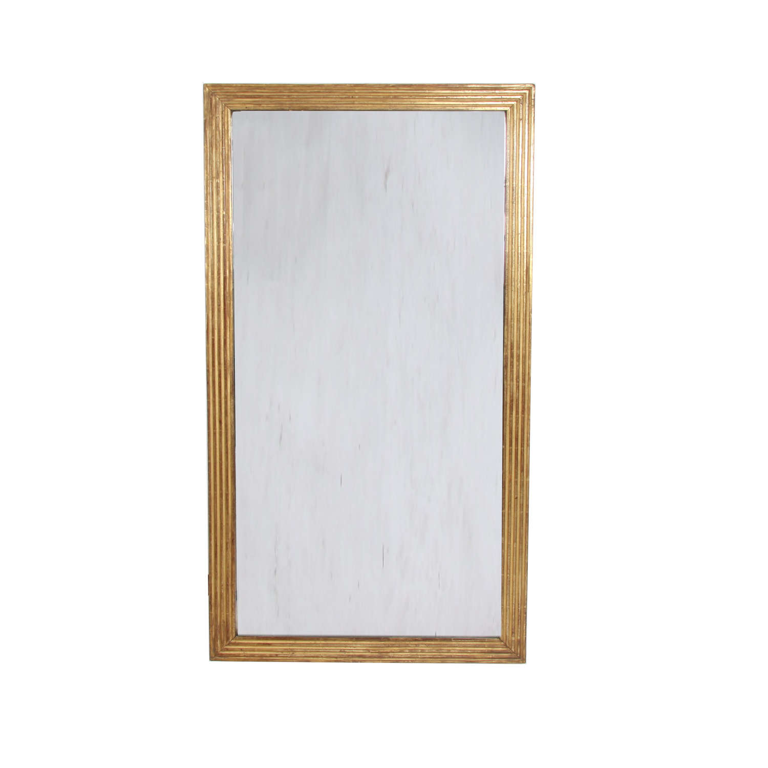 French Giltwood Mirror with Reeded Frame