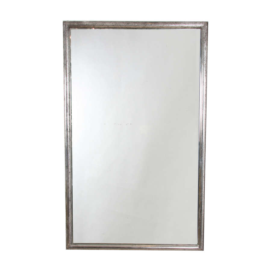 French Silver Leaf Bistro Mirror