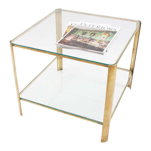Pair of 1960s J T Lepelletier Square Side Tables