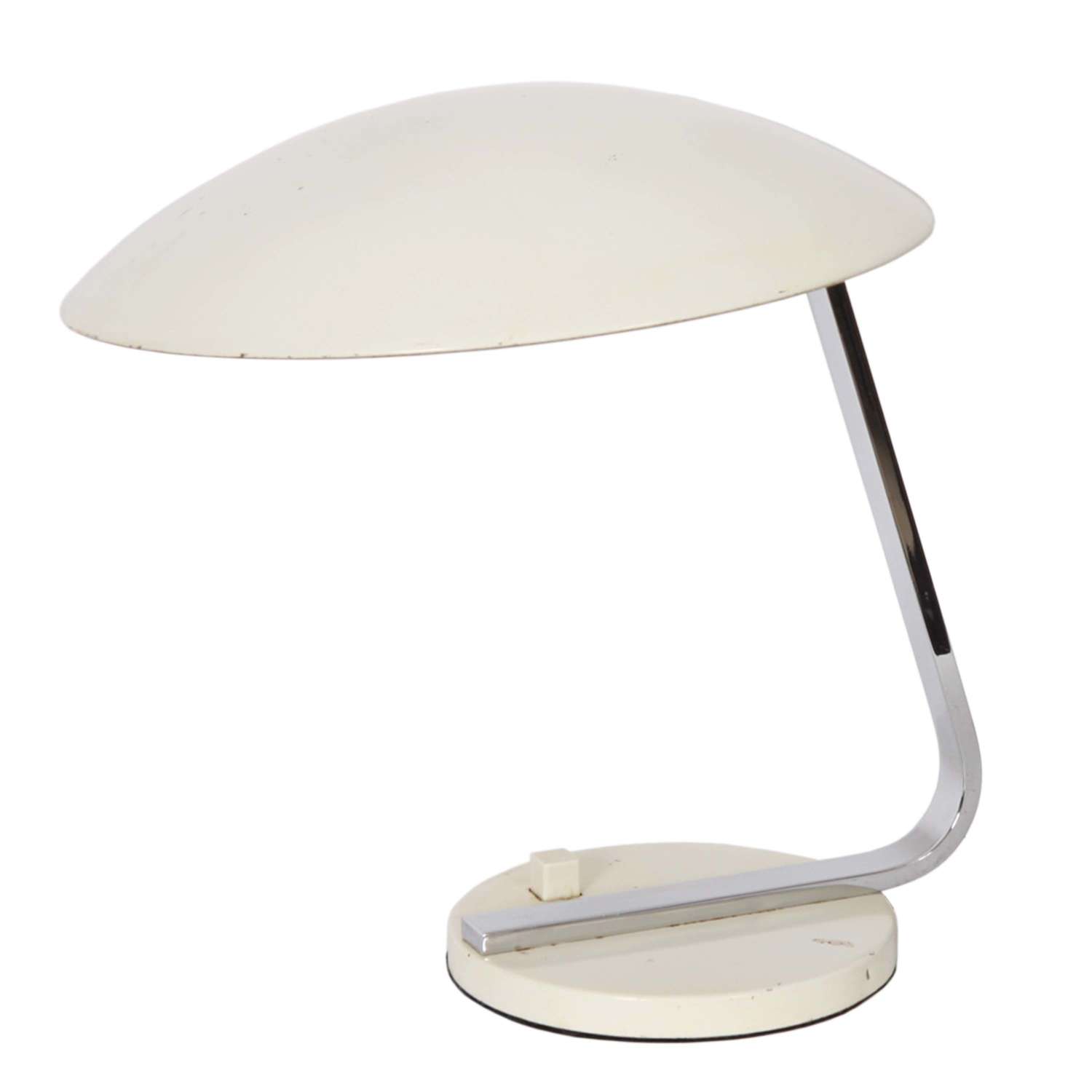 1960s German White Desk Lamp