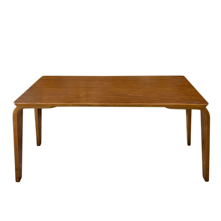 Elm Veneered Bent Ply Coffee Table Designed by Eric Lyons for Tecta