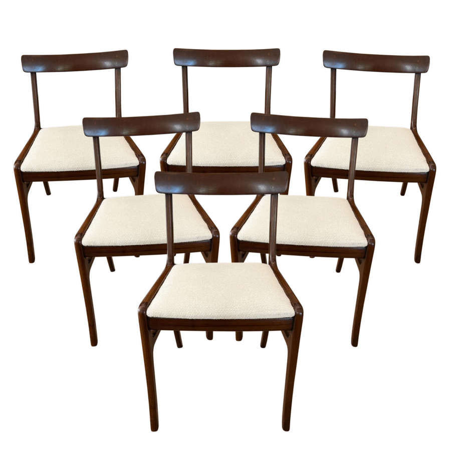 Set of 6 Danish 1960s Dining Chairs By Ole Wanscher