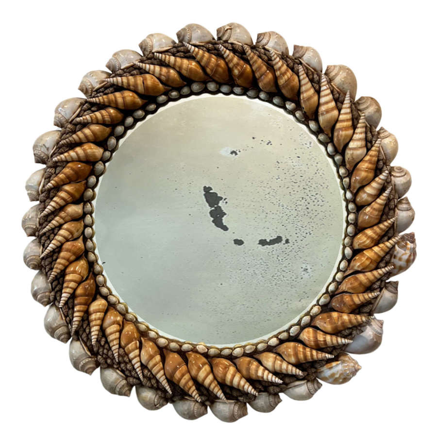 Anthony Redmile 1960s Shell Mirror