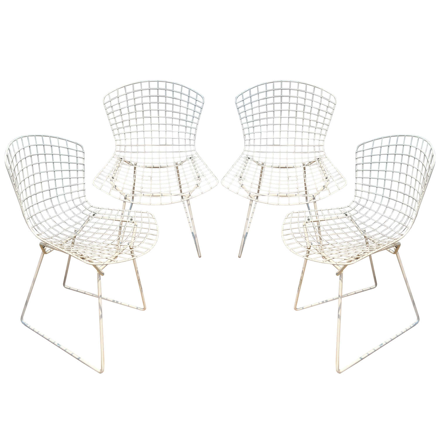 Set of 4 Original Harry Bertoia Garden Chairs