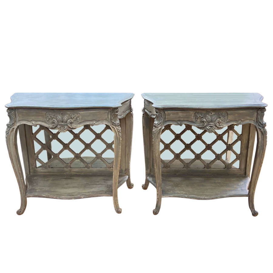 Pair of Italian 19th Century Console Tables