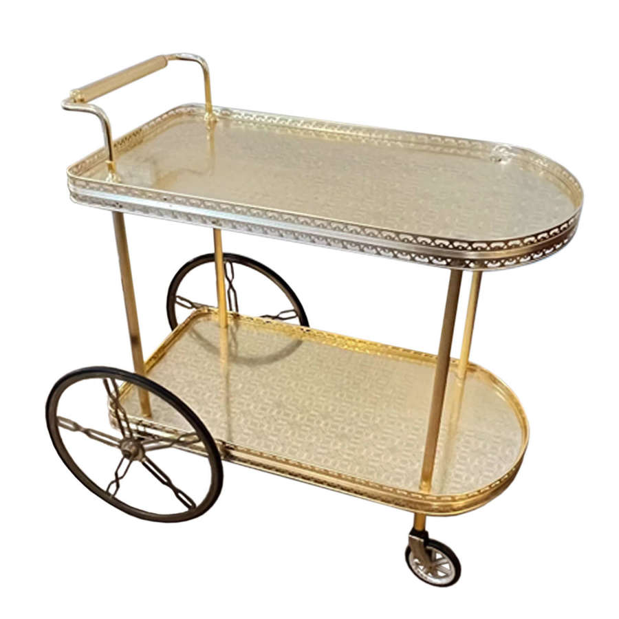 British Midcentury Bar Cart