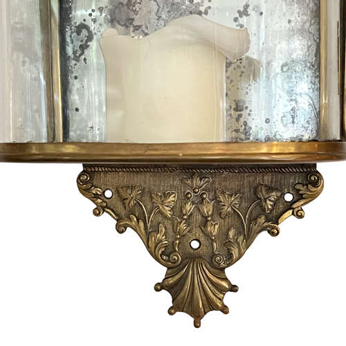 Pair of French 1950s Wall Lanterns