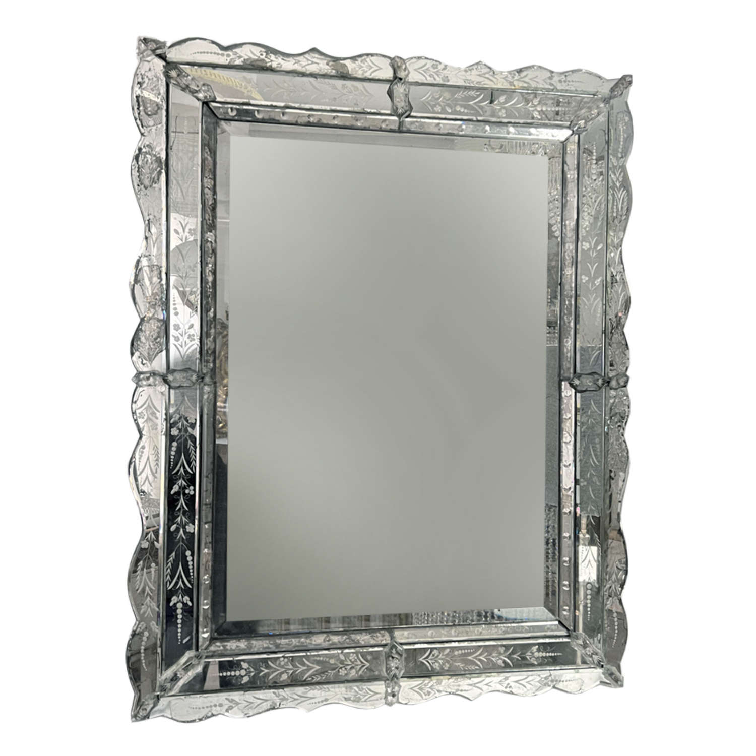 French 1920s 'Venetian' Mirror
