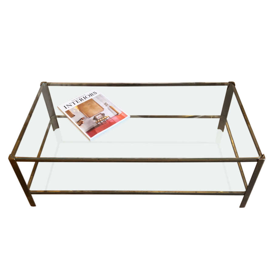 Midcentury Coffee Table Designed by Jacques Théophile Lepelletier