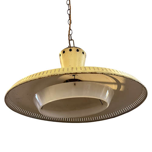 Pair of Midcentury Ceiling Pendants, Louis Kalff for Philips