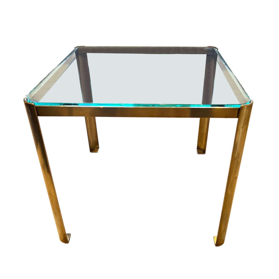 Single Midcentury Side Table Designed by Jacques Théophile Lepelletier