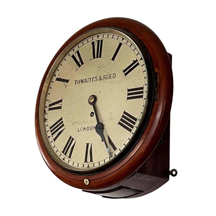 Thwaites and Reed 19th Century Wall Clock