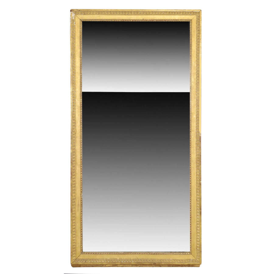 French 19th Century Giltwood Split Glass Mirror