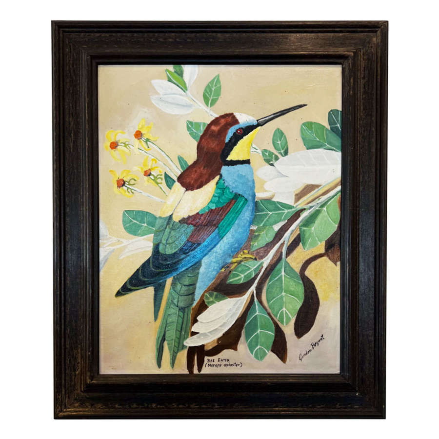 Bee Eater Oil On Board by Gordon Bryant