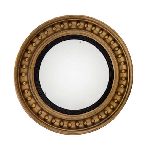 English Convex Regency Mirror