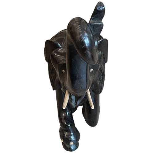 Large Carved Wood Elephant, Sri Lanka 1950s