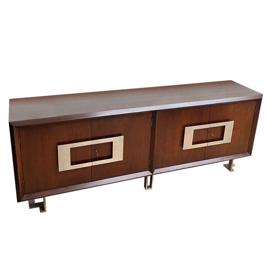 Walnut Veneered Spanish 1970s Sideboard by Jordi Villanova