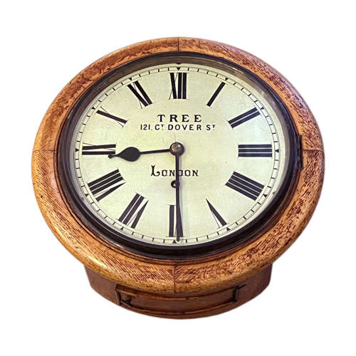 'Tree, Dover Street, London' 19th Century Wall Clock