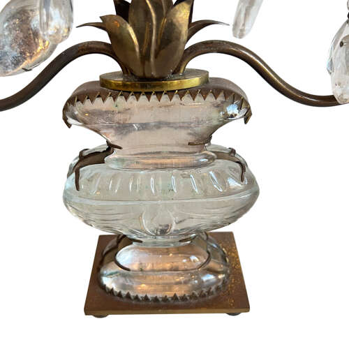 Maison Bagùes Table Lamp with Leaves, Urn and Flowers