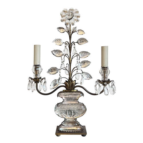 Maison Bagùes Table Lamp with Leaves, Urn and Flowers