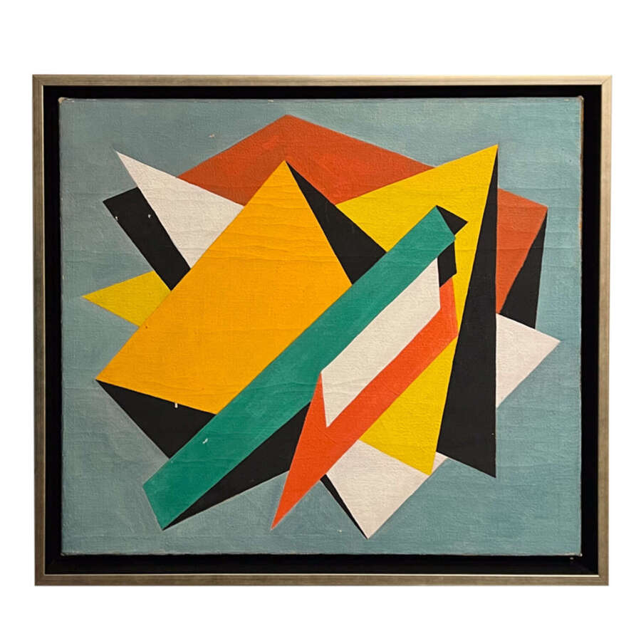 Framed Abstract on Canvas