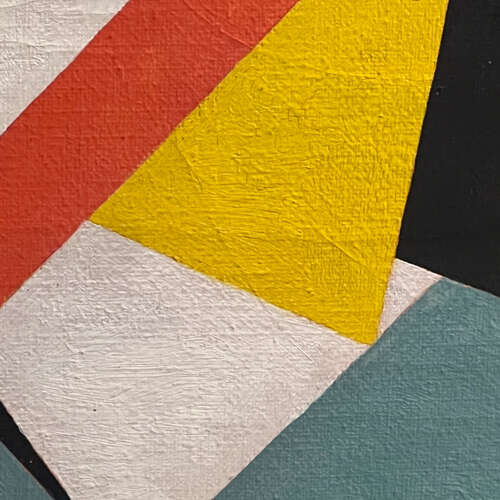 Framed Abstract on Canvas