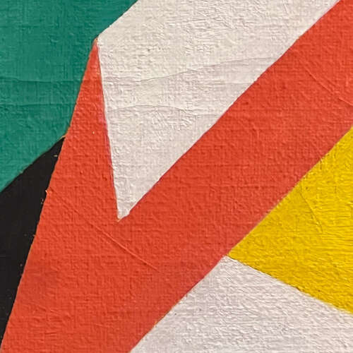 Framed Abstract on Canvas