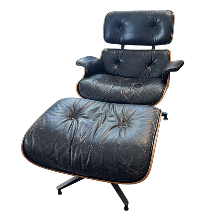 Eames Lounge Chair and Ottoman by Herman Miller, 1970s