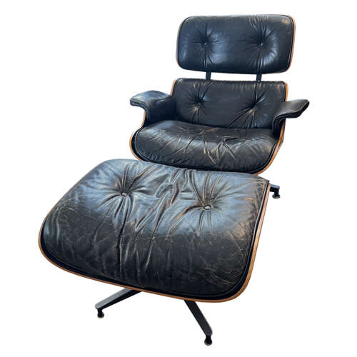 Eames Lounge Chair and Ottoman by Herman Miller, 1970s