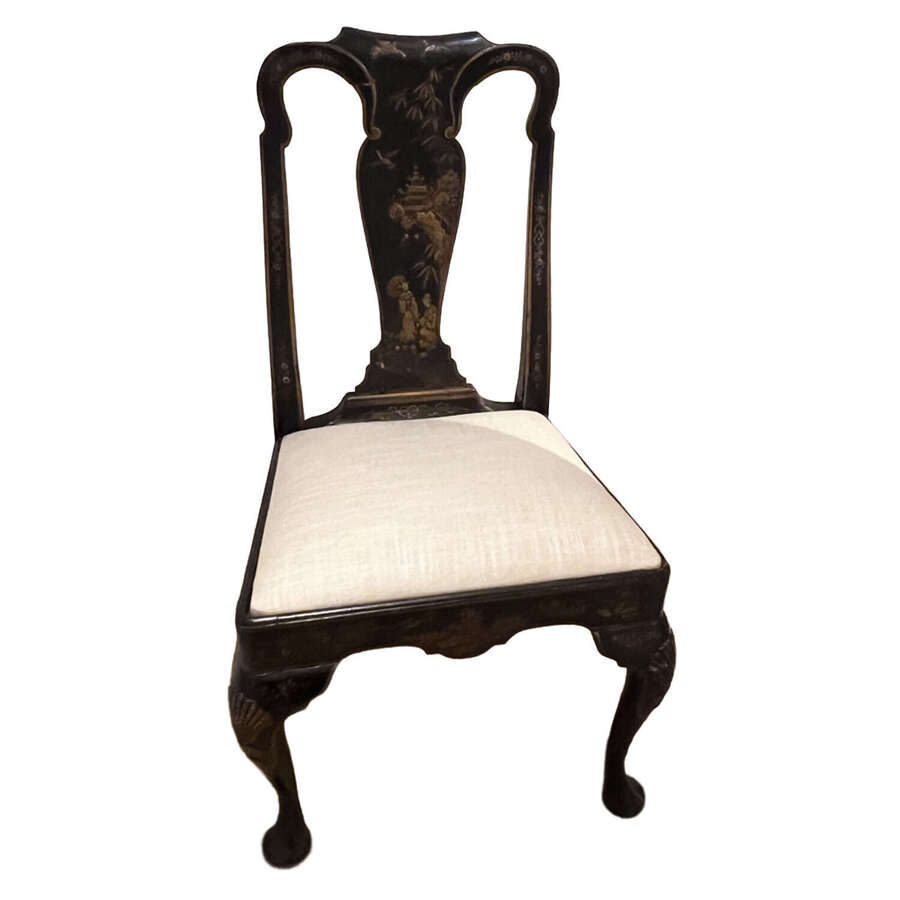Single Chinoiserie Early 18th Century English Chair