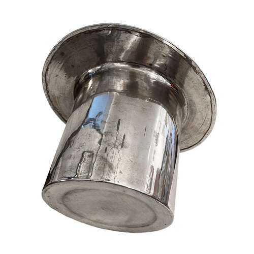 English 1960s Silver Plate Top Hat Champagne Cooler