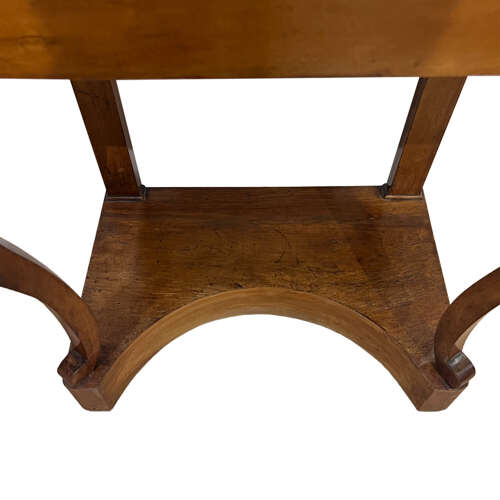 Small 19th Century Console Table With Marble Top