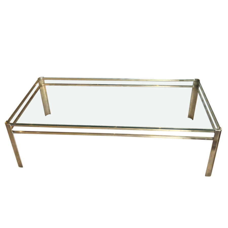 Midcentury Coffee Table Designed By Jacques Th&eacute;ophile Lepelletier, Single Tier
