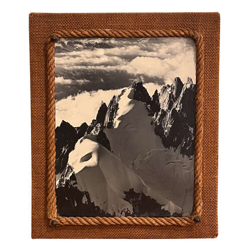 A Pair of Pierre Tairraz Prints, Rope & Hessian Frames, In The Manner of Audoux & Minet