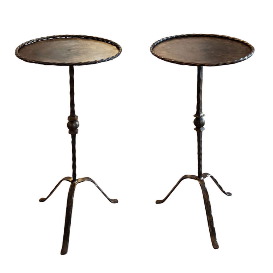 Pair of Midcentury Design Decorative Martini Tables